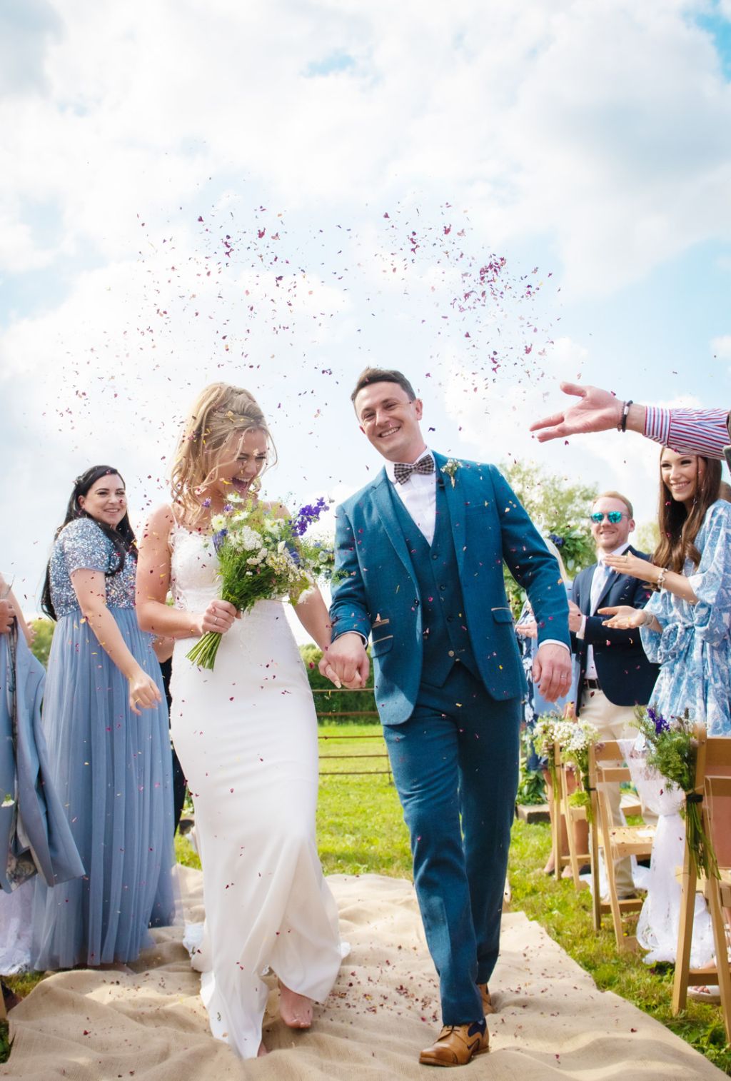 Outdoor wedding ceremony