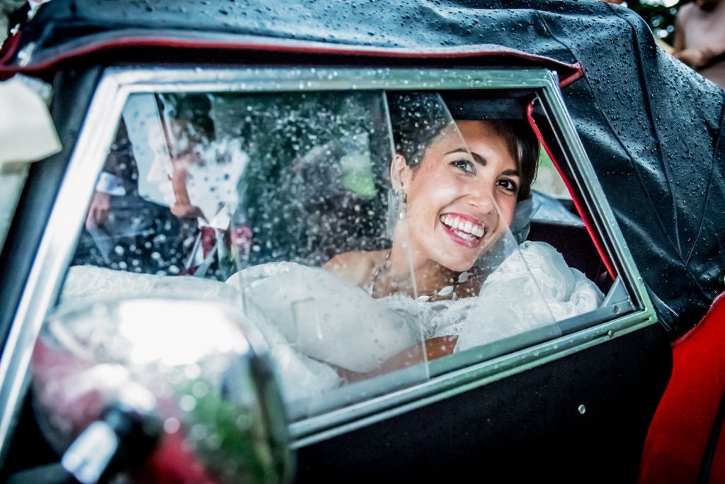 Wedding Photography Buckinghamshire, Bride, bride in wedding car, natural wedding photography
